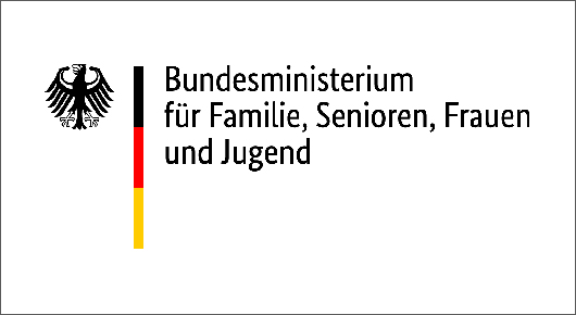Logo des Bundesministerium für Familien, Soziales, Frauen und Jugend (BMFSFJ)