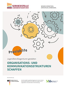 Titelseite der Praxishilfe Organisations- und Kommunikationsstrukturen schaffen Titelseite der Praxishilfe Organisations- und Kommunikationsstrukturen schaffen