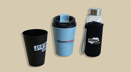 Mehrwegbecher: sie sind überall mit dabei ... Mehrwegbecher: sie sind überall mit dabei ...