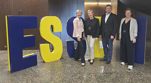 Operative fachliche Leitung der Jugendberufsagentur Essen; von rechts: Agnes Hugo, Michael H�gens, Sandra Oberender, Christina Grodotzki