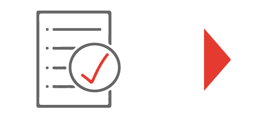 Icon eines ausgefüllten Fragebogens Icon eines ausgefüllten Fragebogens